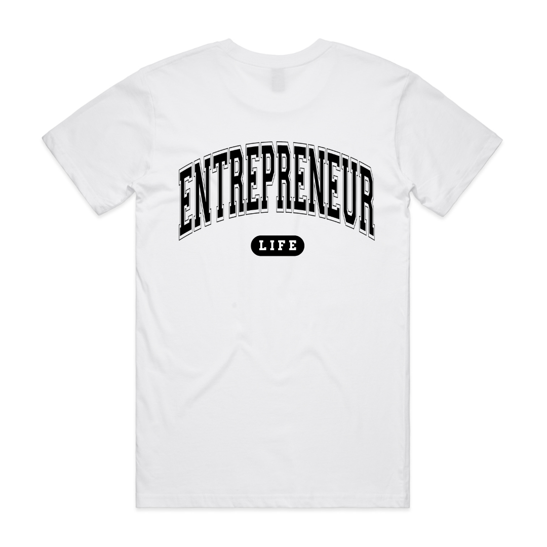 Entrepreneur LIFE Tee WHITE