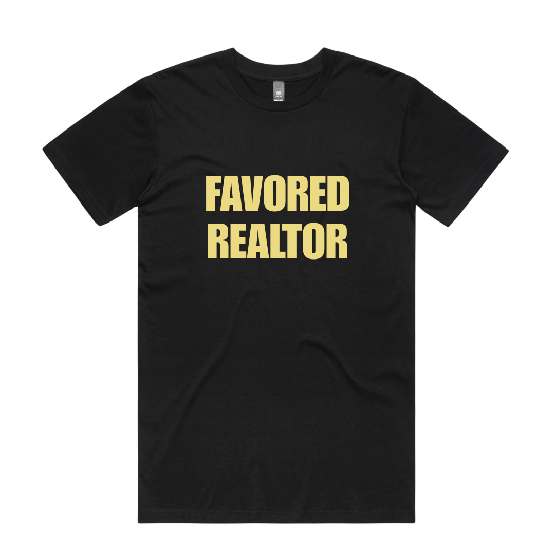 FAVORED REALTOR BLACK/BUTTER
