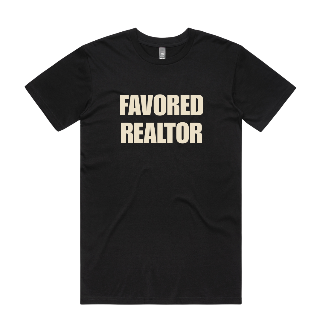 FAVORED REALTOR BLACK/IVORY