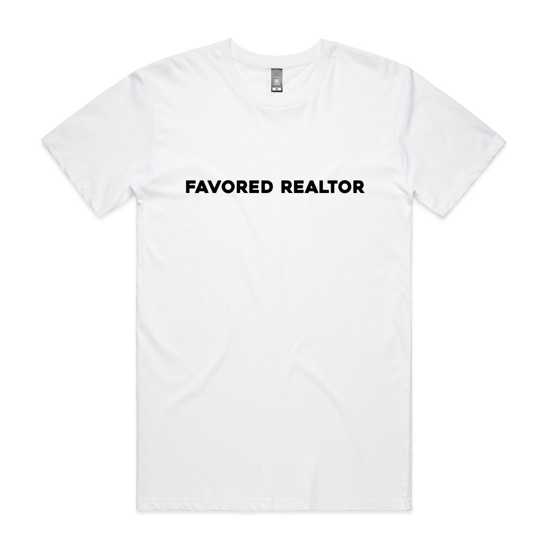 FAVORED REALTOR  2 WHITE/BLACK