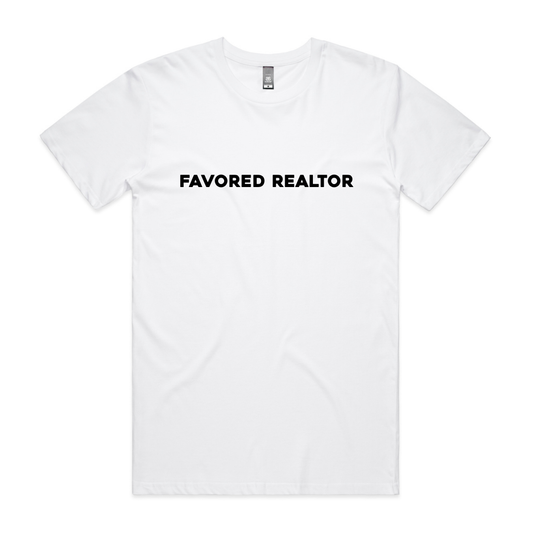 FAVORED REALTOR  2 WHITE/BLACK