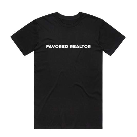 FAVORED REALTOR  2 BLACK/WHITE