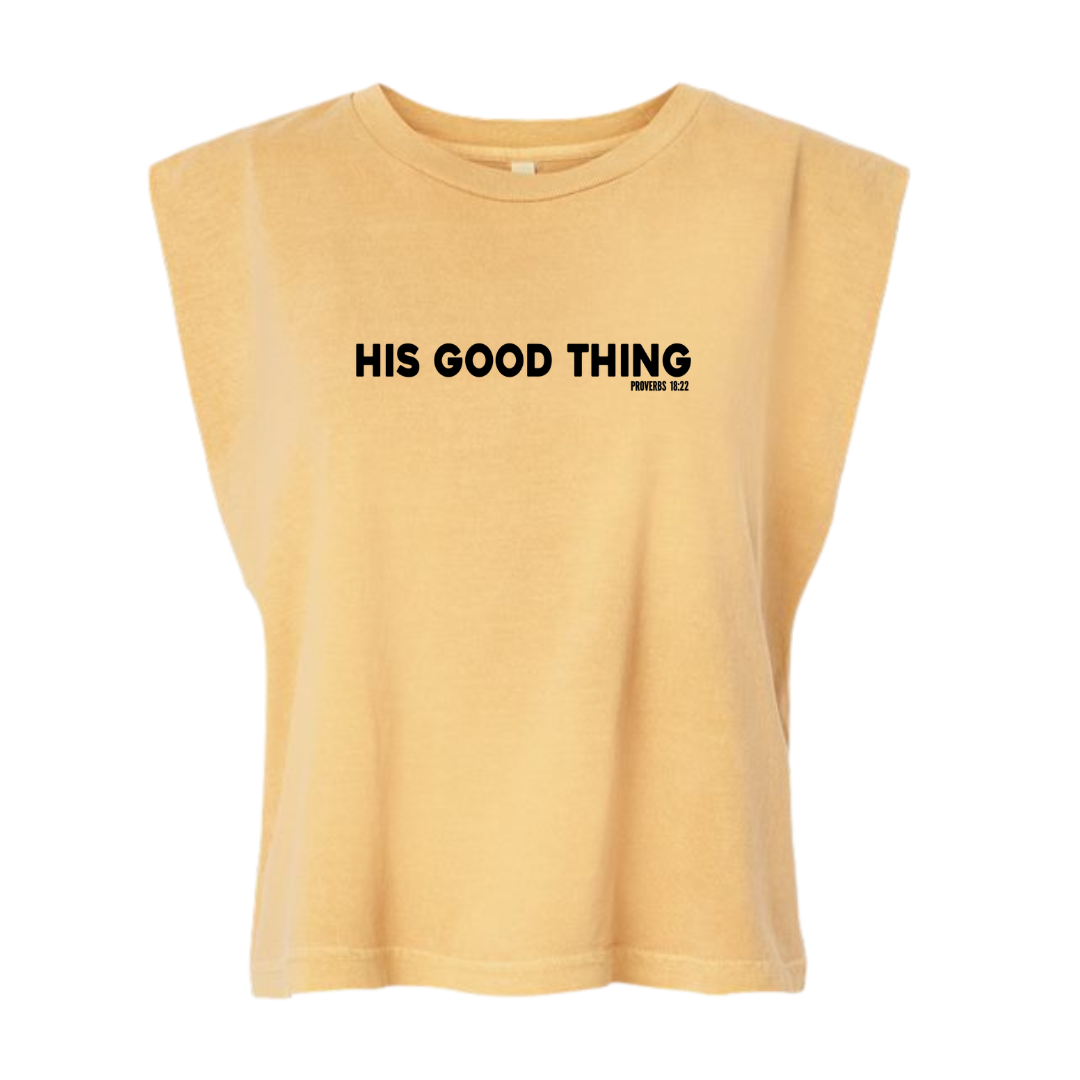 HIS GOOD THING MUSTARD TEE