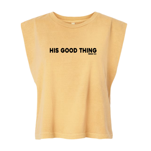 HIS GOOD THING MUSTARD TEE