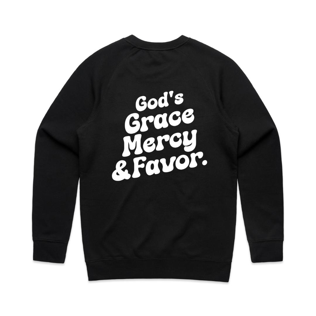 It's God Crewneck BLACK