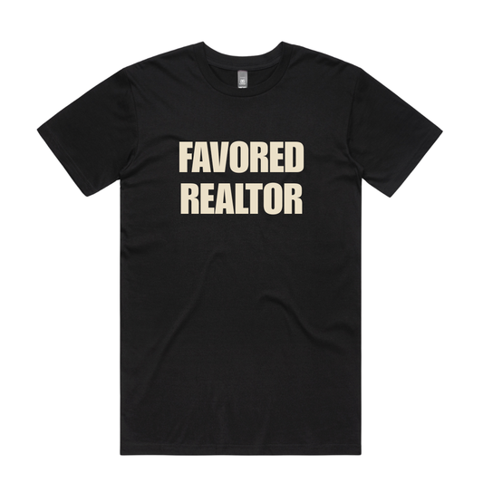 FAVORED REALTOR BLACK/IVORY